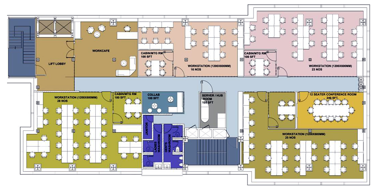 Floor image for Kalyani Aura - Vanivilasa Road